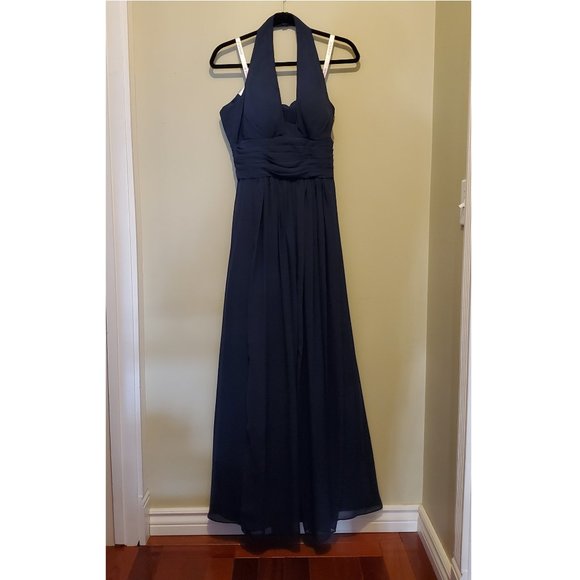 Blue Maxi Gown Size: 8 - Picture 3 of 9